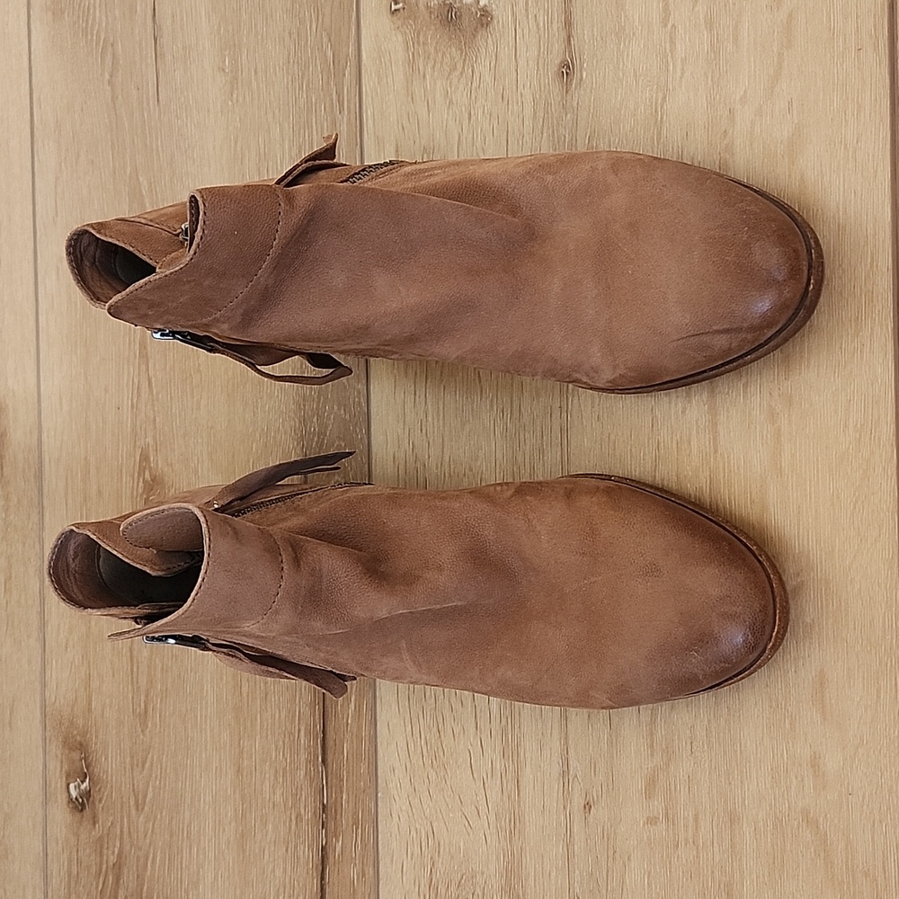 Sam Edelman Leather Ankle Boots, Size 8 - Picture 2 of 10